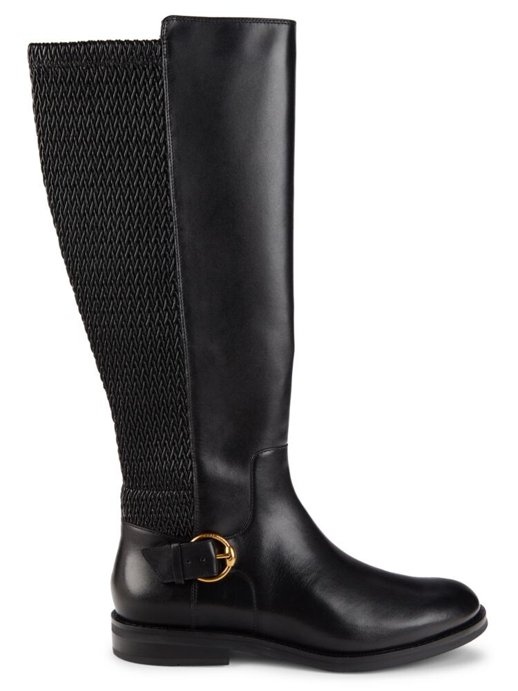 

Клеверные сапоги до колена Cole Haan, черный