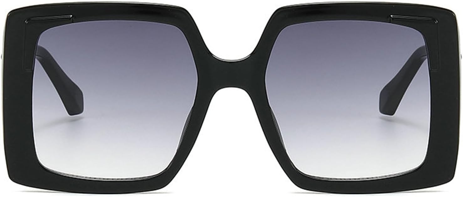 

Солнцезащитные очки Willochra большого квадратного размера для женщин, роскошные солнцезащитные очки с градиентным переходом для мужчин, квадратные очки в крупной оправе, модные очки с защитой от УФ-излучения UV400, C1