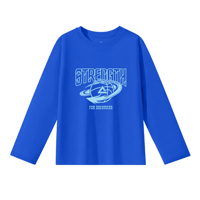 Футболка детская с круглым вырезом PEAK Royal Blue/PK Blue Dunk Small