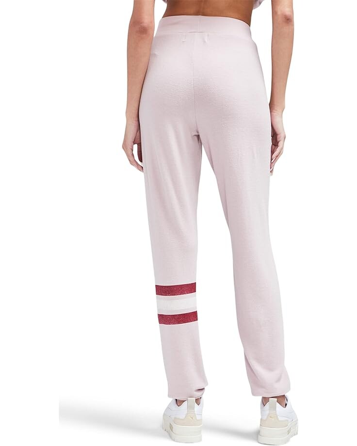 

Брюки Wildfox Candy Stripe Echo Sweatpants, цвет Burnished Lilac