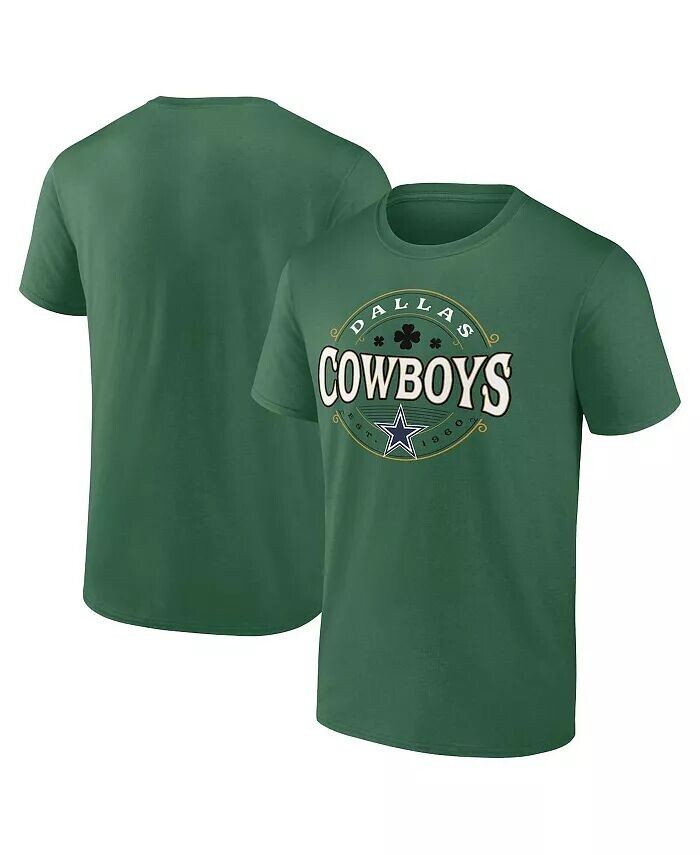 

Мужская футболка Kelly Green Dallas Cowboys Celtic Fanatics, зеленый