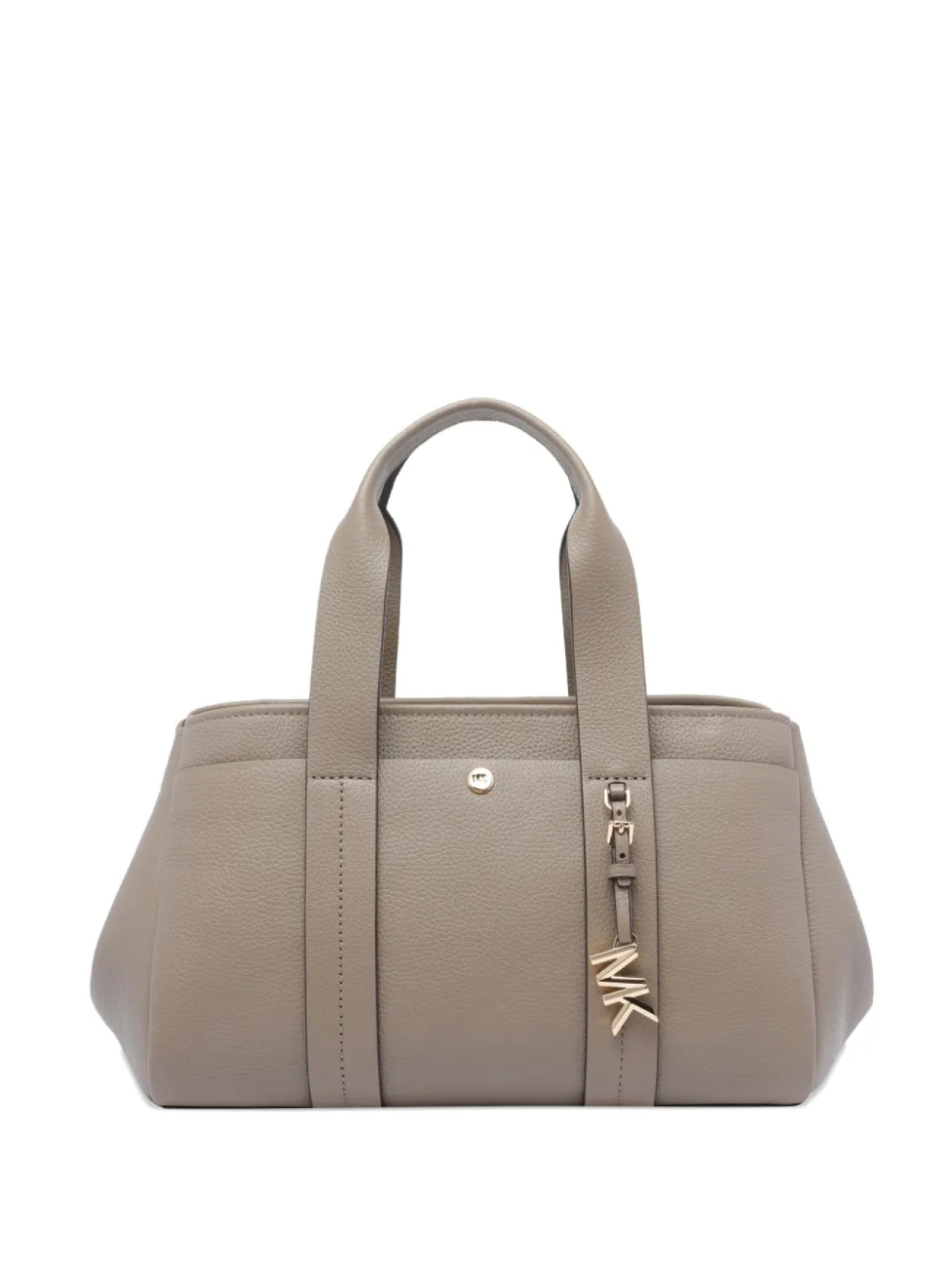 

Кожаная сумка-тоут Michael Michael Kors, серый