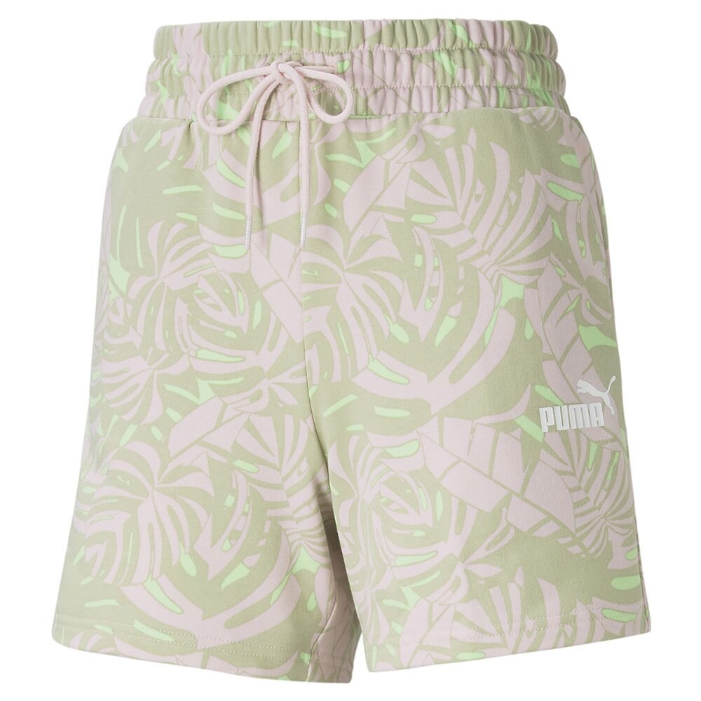 

Шорты Puma Floral Vibes High Waist Aops, розовый