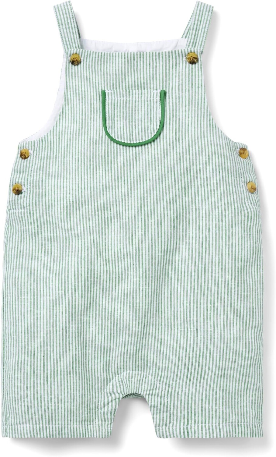 

Брюки Janie and Jack Microstripe Overall, зеленый