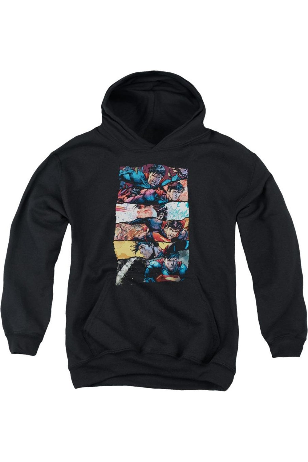 

Супермен Торн Коллаж Молодежная Толстовка с Капюшоном Gildan, черный