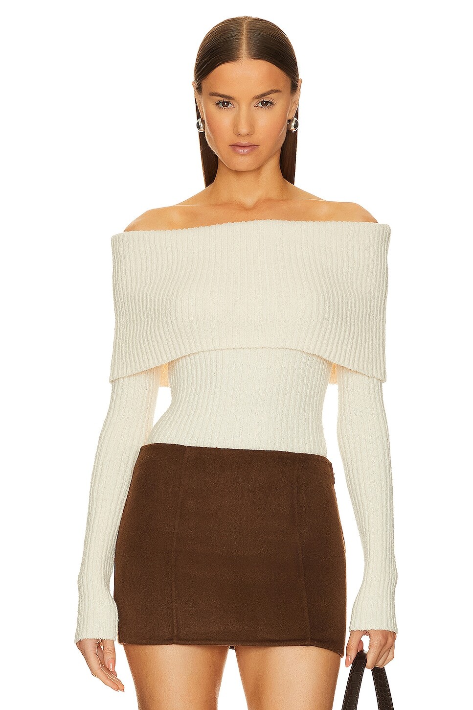 

Свитер L'Academie Namir Off Shoulder, кремовый
