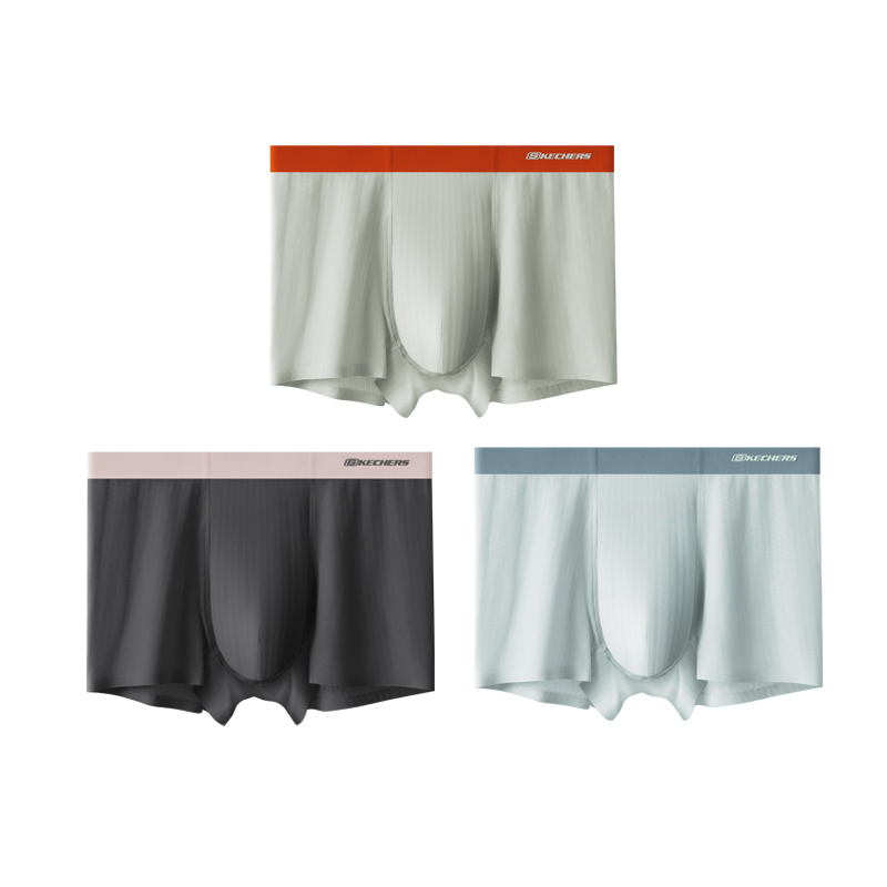 

Трусы мужские 3 шт, в комплекте сумка для покупок Skechers, платина