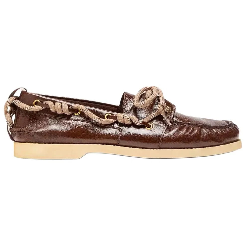 Golden Goose Cruise Leather Casual Shoes Men's Dark Brown — фото 3