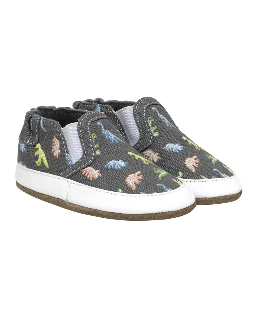 Robeez Glowing Dinos Soft Sole, серый