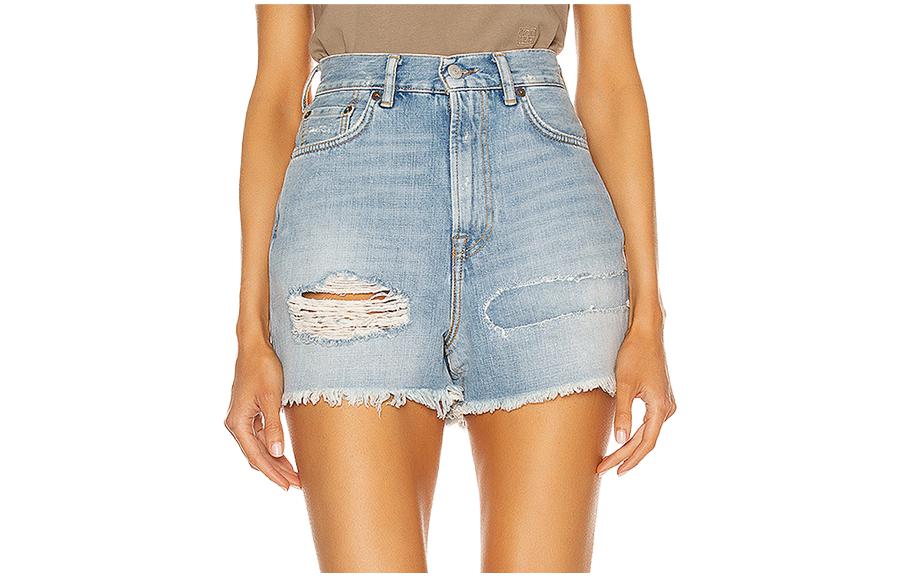 

Женские повседневные шорты светло-голубые Acne Studios