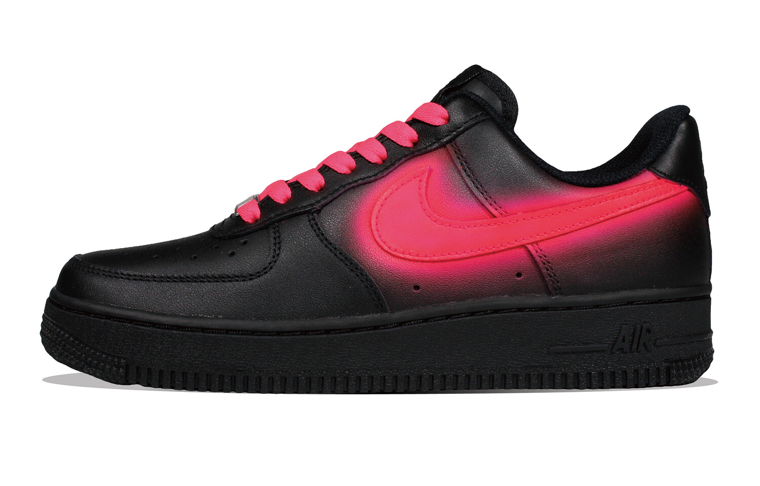 

Кроссовки Nike Air Force 1 Skateboarding Shoes Unisex Low-top Black/Pink, черный