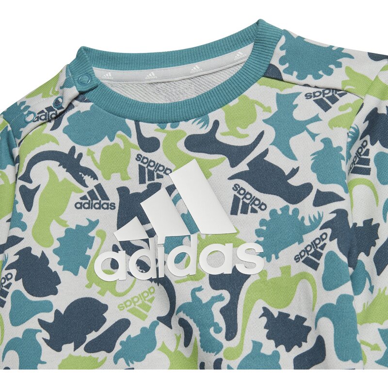 Детский спортивный костюм Essentials с принтом по всей поверхности Adidas, мультиколор — фото 2