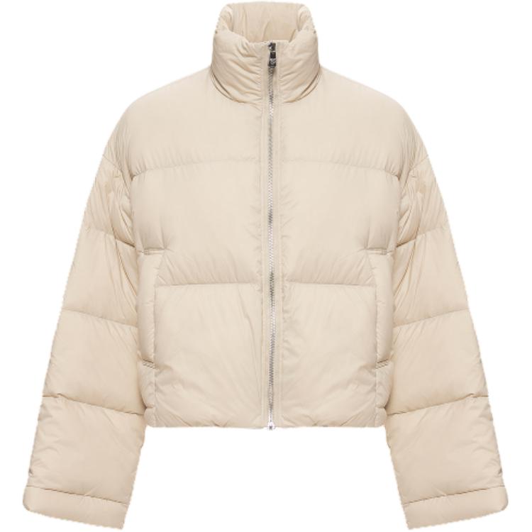 

Пуховик женский светлый абрикос PINKO, светлый априкот