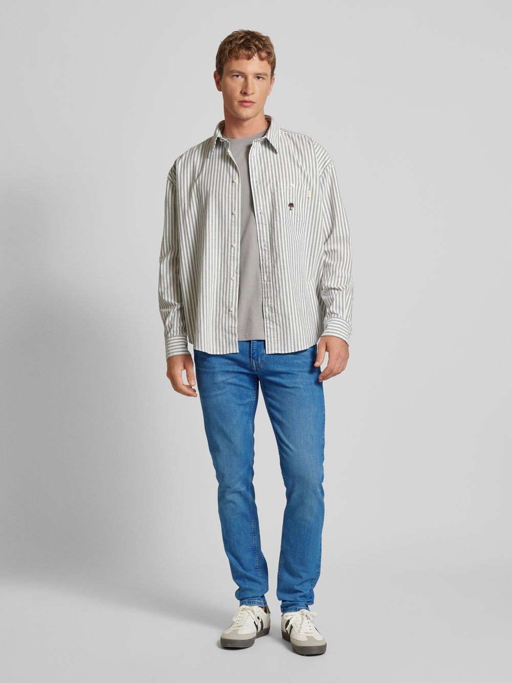

Джинсы Slim fit с 5 карманами, модель «Hatch» Pepe Jeans, синий