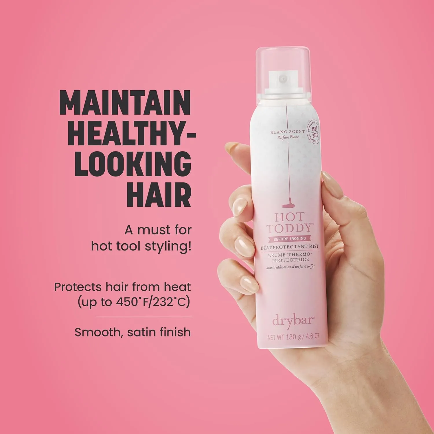 Набор для путешествий Drybar Prep, Style & Extend, TSA-friendly, для всех типов волос, включает сухой шампунь Detox, термозащиту Hot Toddy, праймер и кондиционер Prep Rally и фиксирующий спрей Triple Sec — фото 3