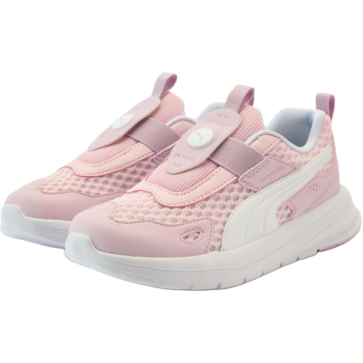 Легкие кроссовки Evolve Run Abrasion Resistant Low top/White/Light Kids' PUMA, светло-розовый — фото 3