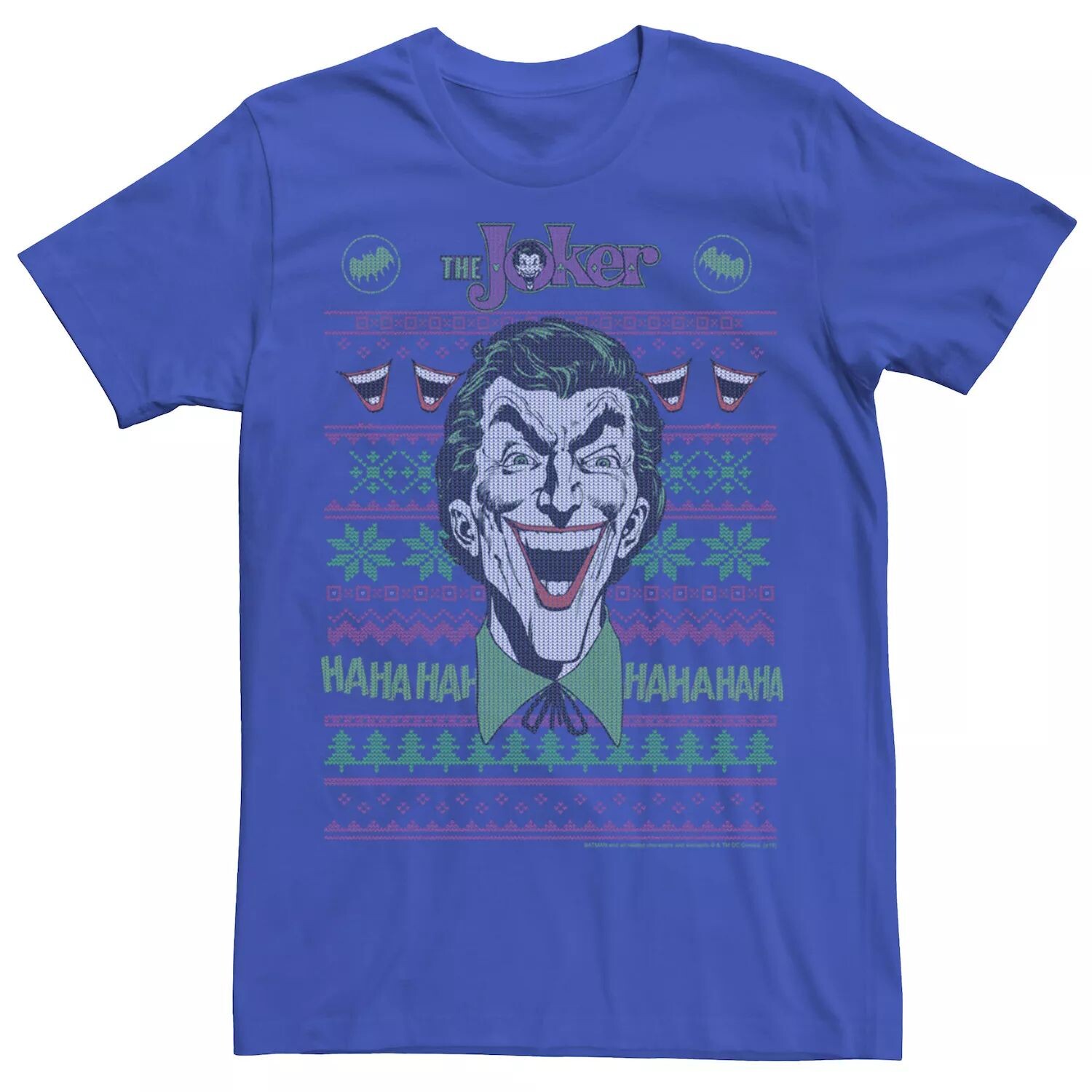 

Мужская трикотажная футболка Batman Joker Head Shot DC Comics