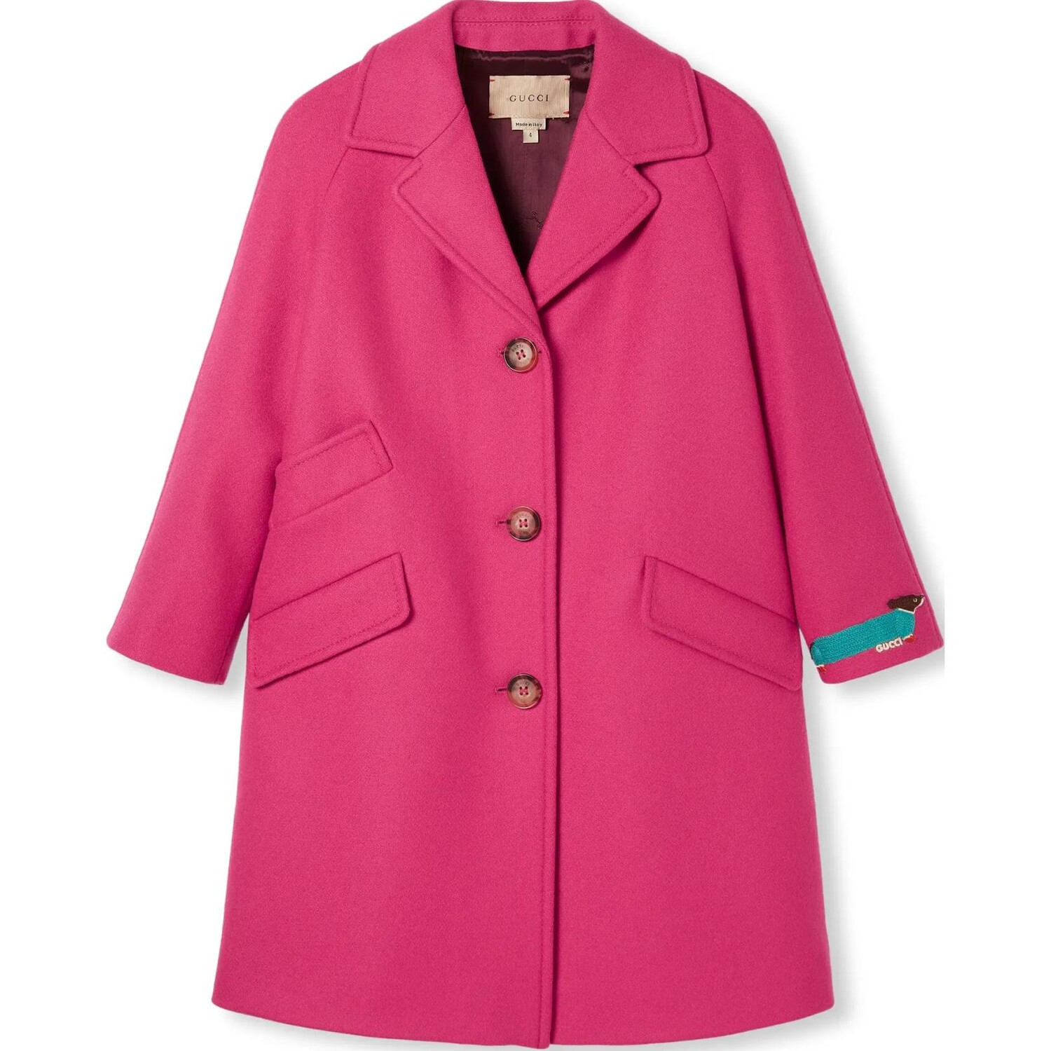 

Детское пальто Gucci, фуксия