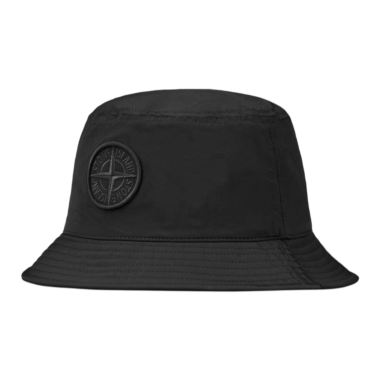 

STONE ISLAND Вышитая ведро шляпа Компас, Black