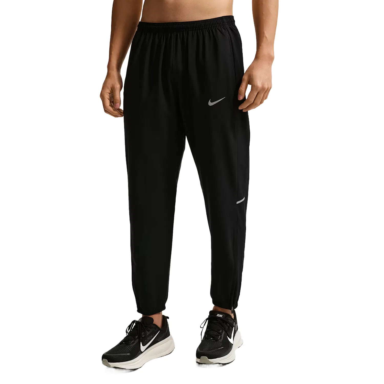 Мужские беговые штаны Dri Fit Nike, Black/Black
