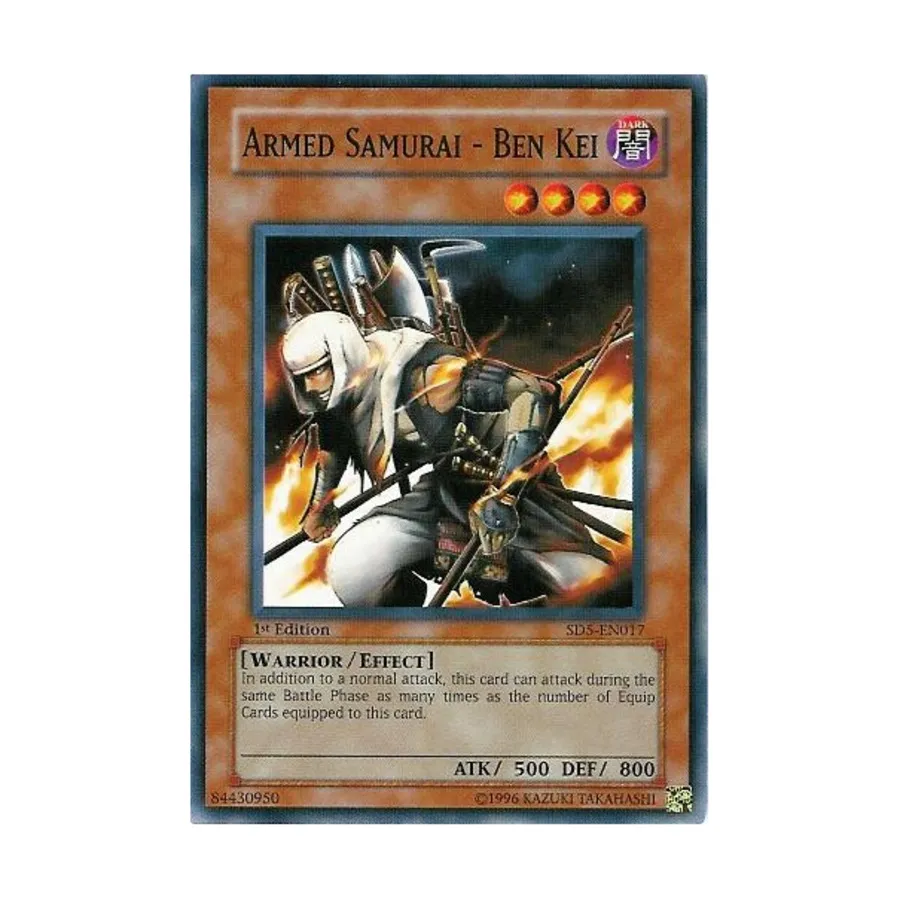 

CCG Вооруженный самурай — Бен Кей (Обычный), Yu-Gi-Oh - Structure Deck - Warrior's Triumph - Singles