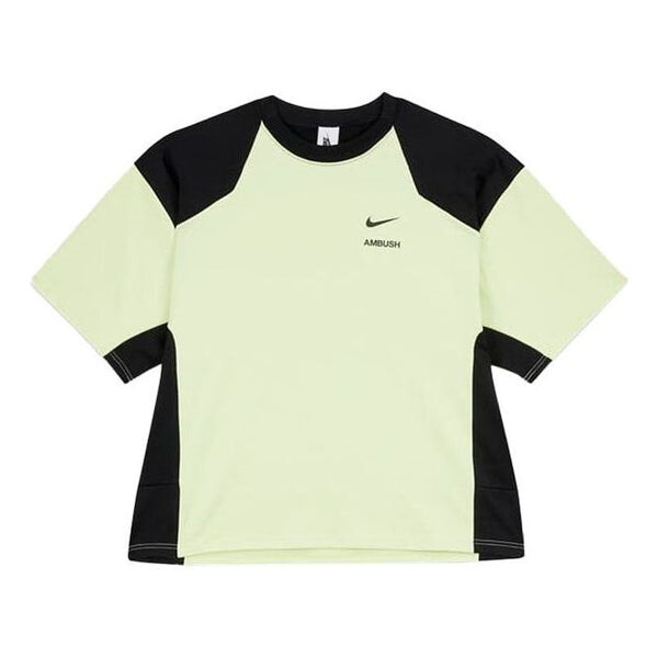 

Футболка x ambush t-shirt 'ghost green black' Nike, зеленый