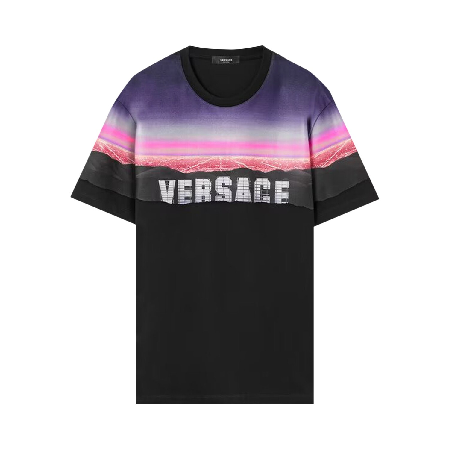 

Футболка с принтом Versace Hills Черный/Принт