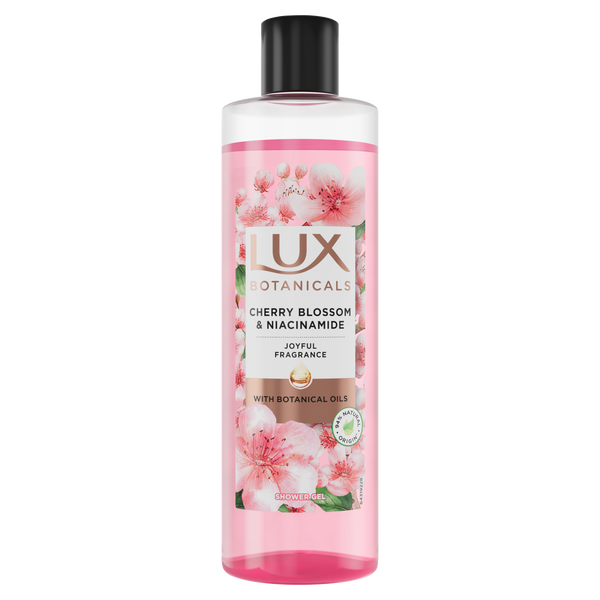 

Гель для душа, 480 мл Lux Botanicals Cherry blossom niacynamid