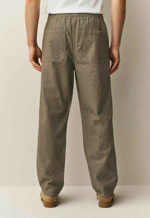 Брюки свободного кроя Next, Khaki Green — фото 4