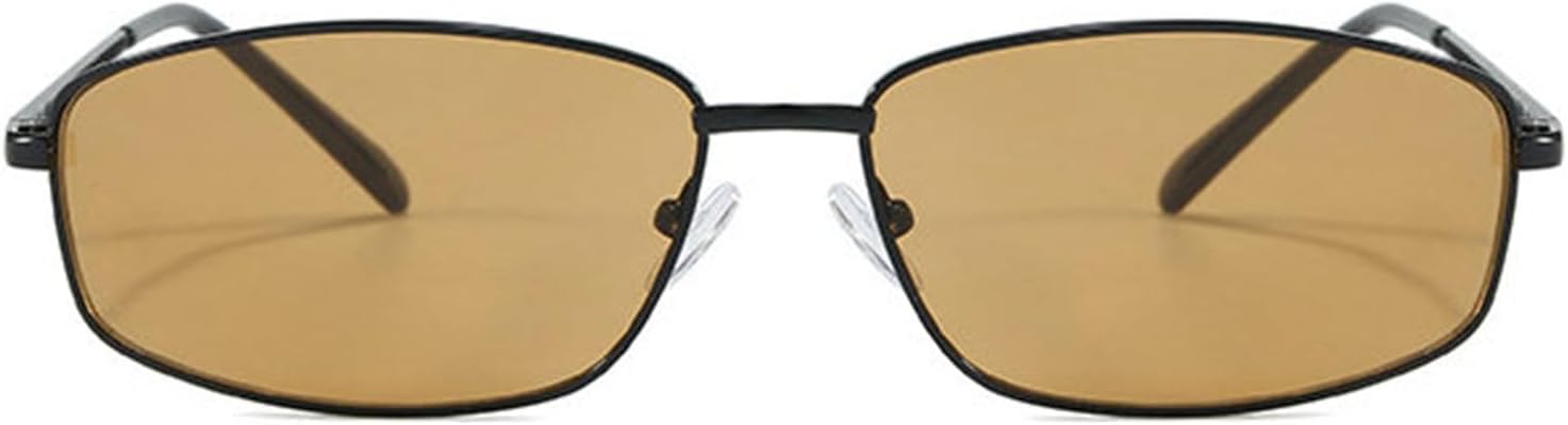 

Солнцезащитные очки Willochra Retro Small Rectangle Metal Frame для женщин, модные, сине-розовые линзы, защита от УФ-излучения UV400, для мужчин, в стиле панк, F28, C6