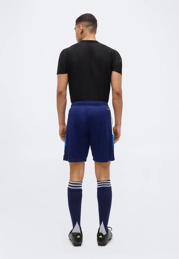 Шорты tiro 26 essentials, спортивные шорты Adidas Performance, Dark Blue/Bright Royal/White — фото 3