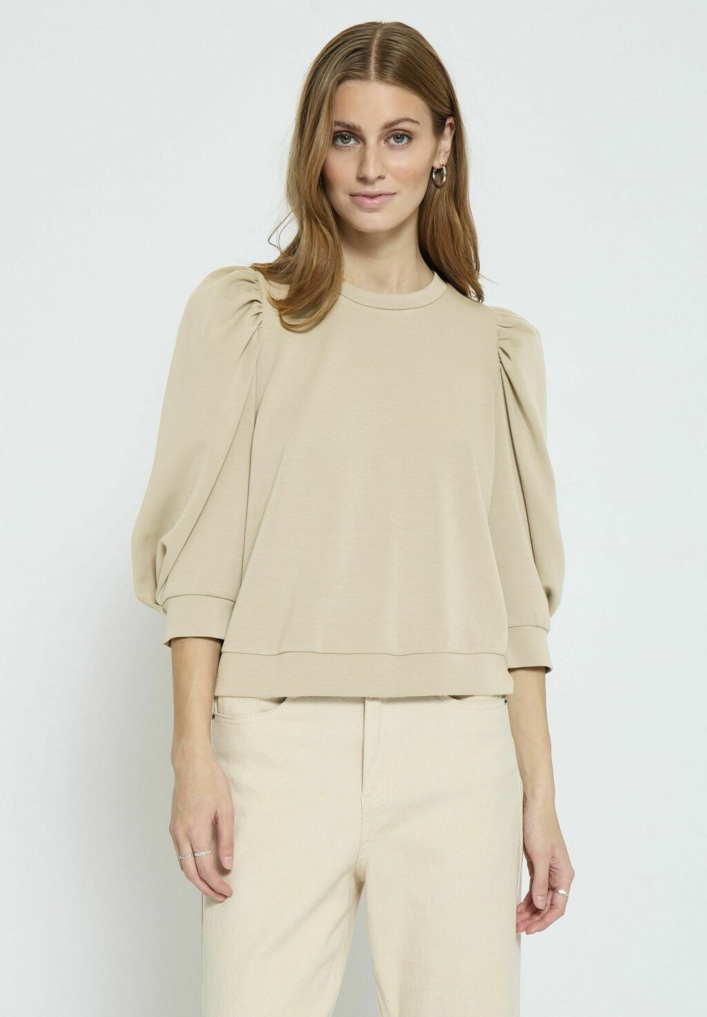 

Блузка DICETTE PUFF SLEEVE PEPPERCORN, цвет sandshell