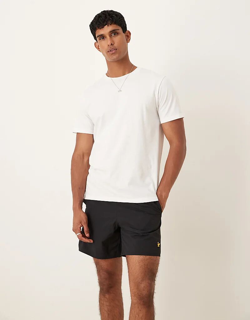 

Спортивные плавки Lyle & Scott Swim в цвете z865, черный как смоль