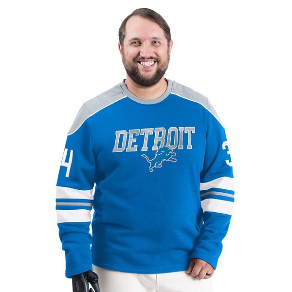 

Мужской синий свитшот Detroit Lions Adaptive Lord Stanley G-Iii Sports By Carl Banks