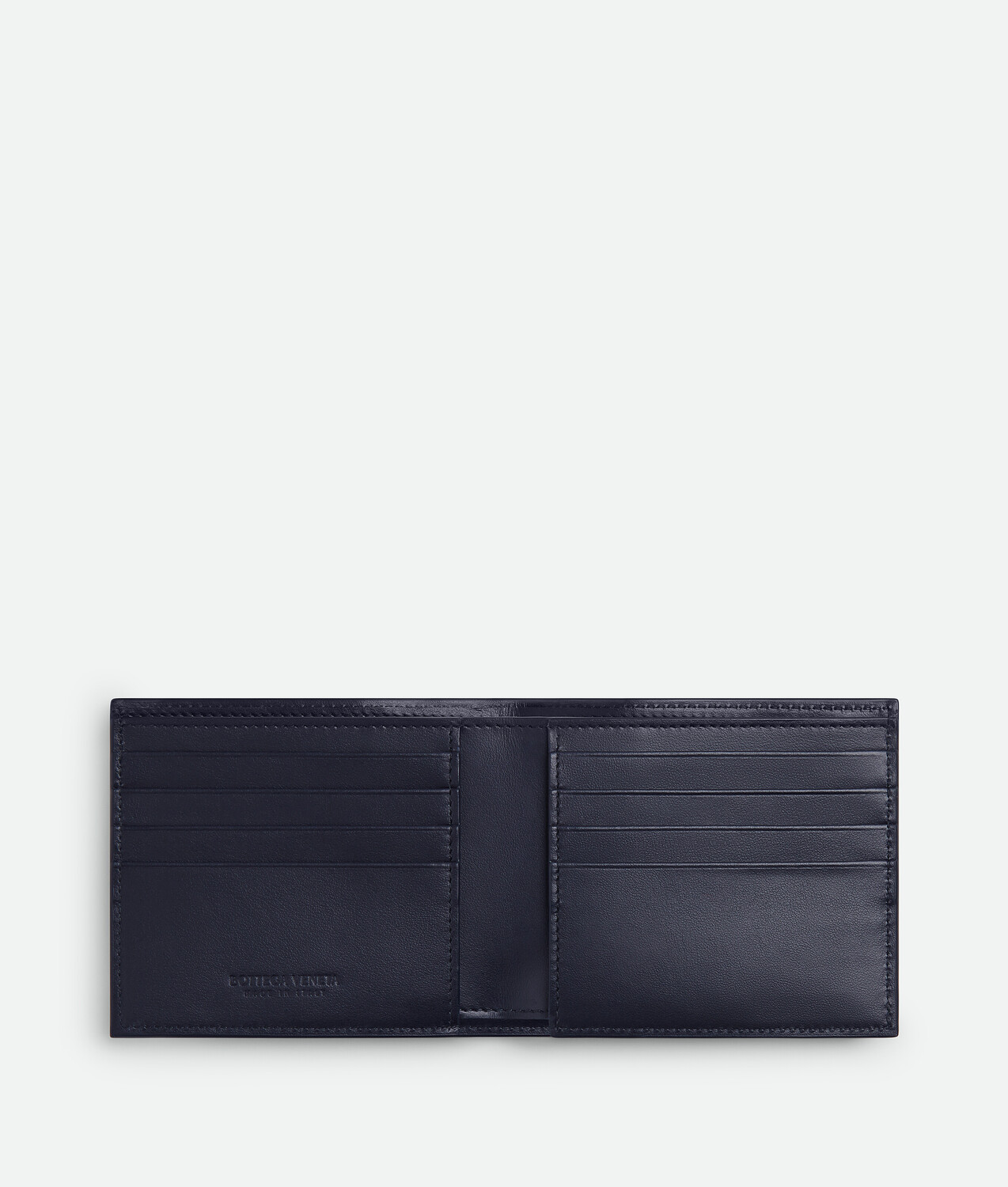 Intrecciato bi-fold wallet BOTTEGA VENETA, ночной — фото 2