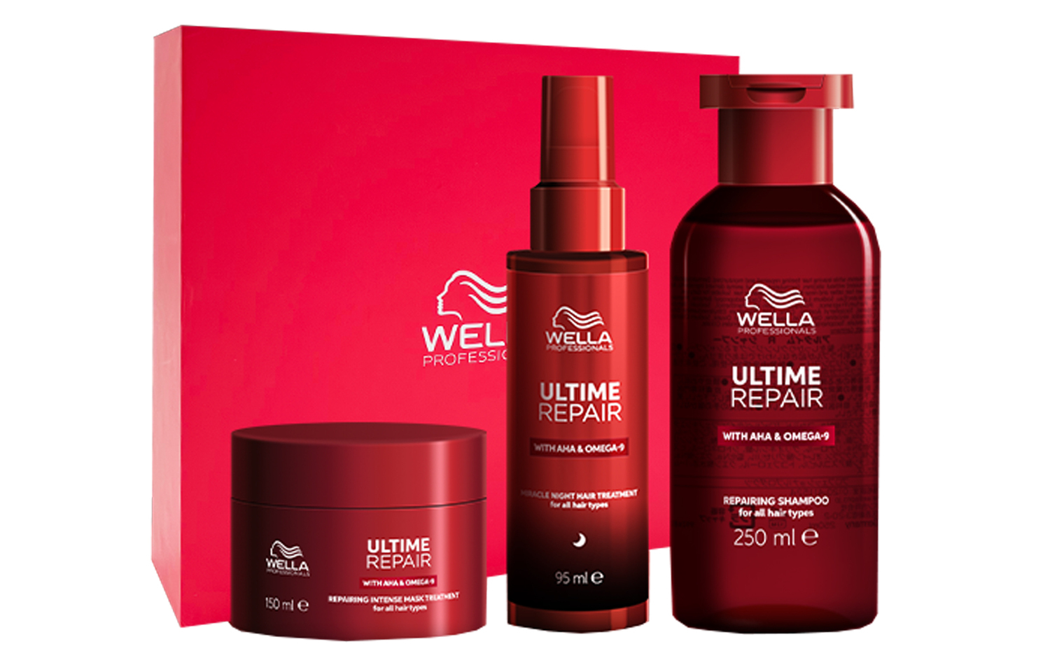 

Ночные сыворотки для наборов шампуня и кондиционера восстанавливающий уход за волосами разглаживающий 250мл+95мл Wella