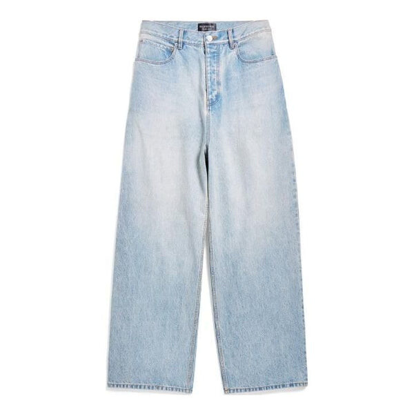 

Брюки baggy jeans 'light blue' Balenciaga, голубой