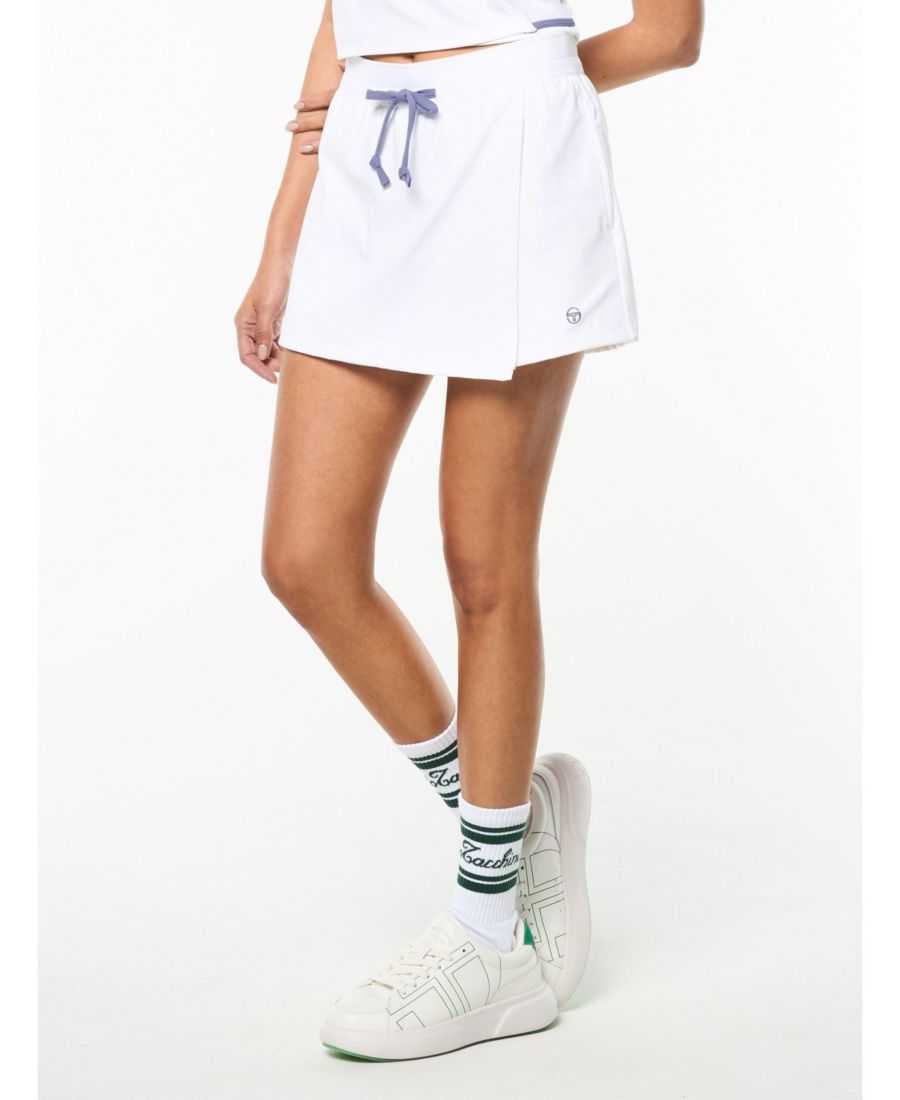 

Женская юбка-шорты с запахом агата Sergio Tacchini, Brilliant white