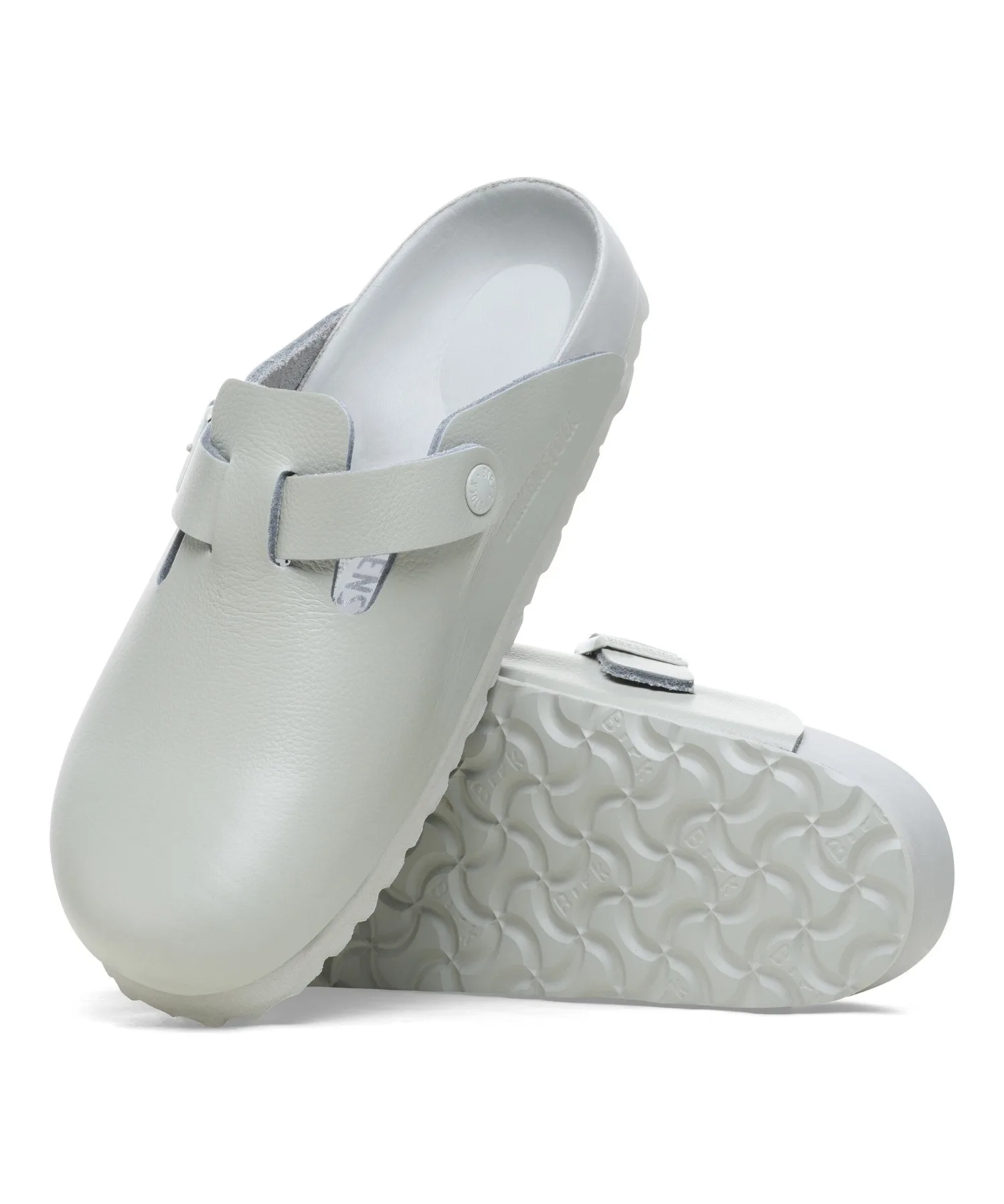 Унисекс сандалии BIRKENSTOCK Boston из гладкой кожи — фото 4