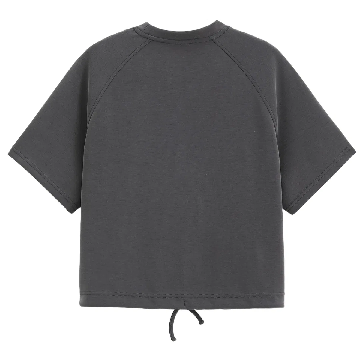 Футболка женская с круглым вырезом GAP, Carbon Gray — фото 3