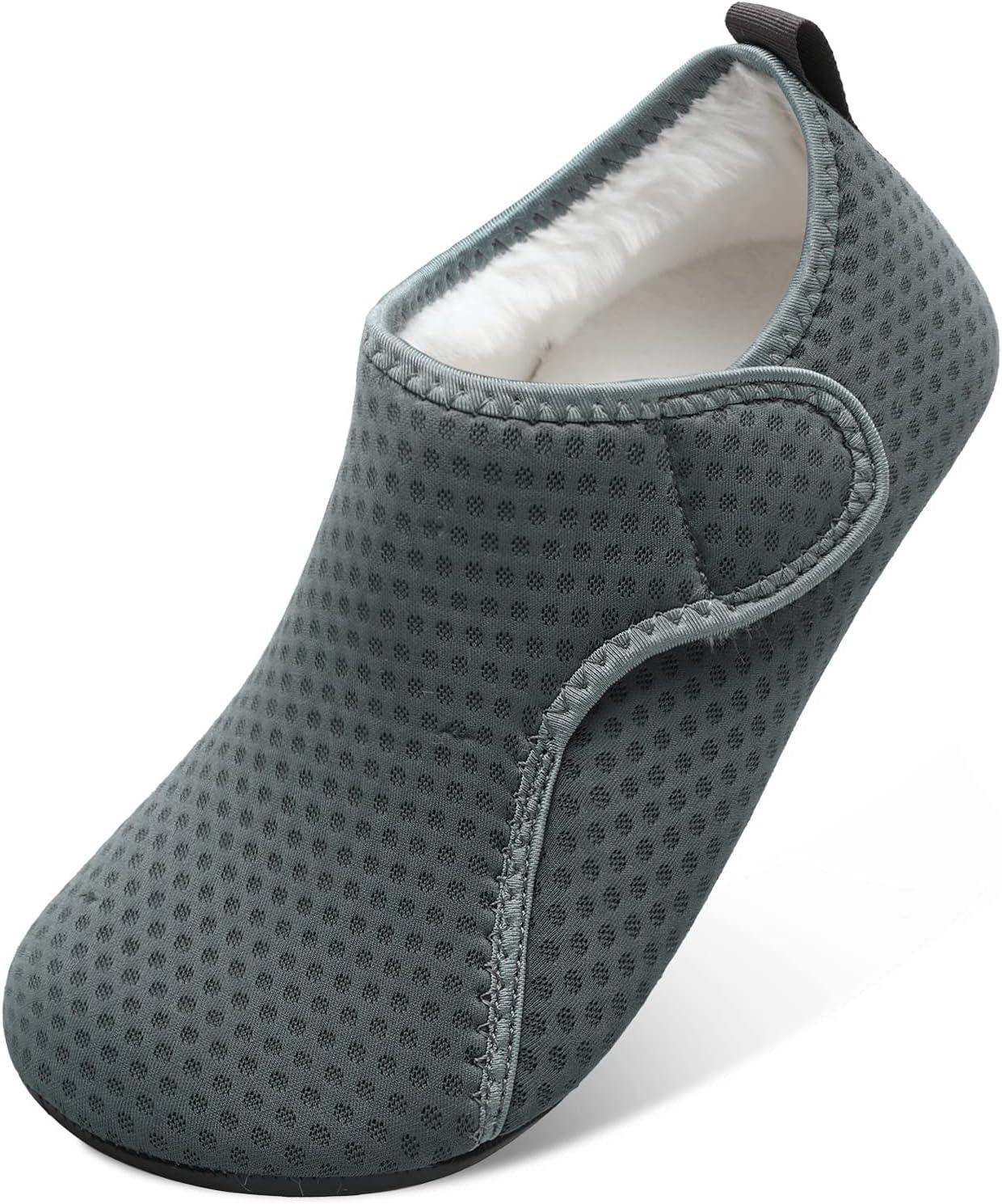 

Домашние тапочки L-RUN для женщин и мужчин, теплые домашние тапочки для дома, босоножки, противоскользящие, серый