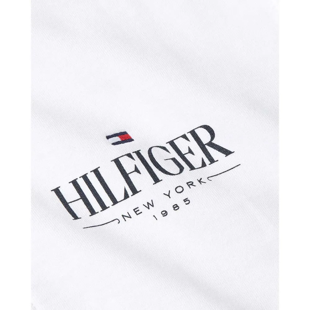 Толстовка Tommy Hilfiger Stacked full zip, белый — фото 4