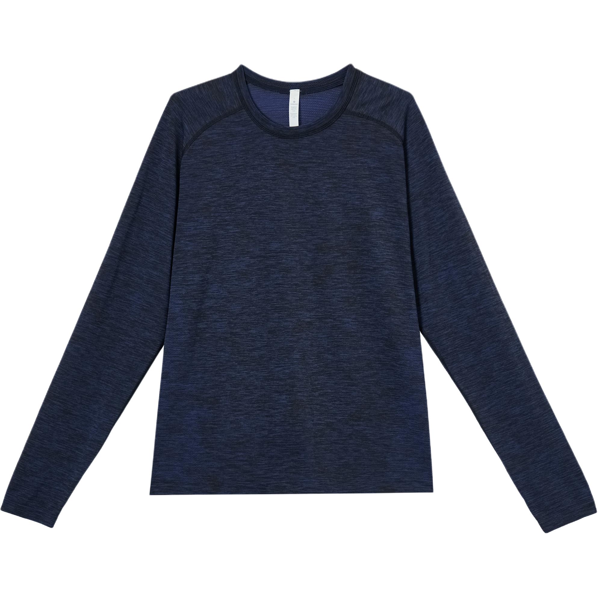 

Мужские футболки CANB/BLK с круглым вырезом, средней толщины Lululemon, canb/blk