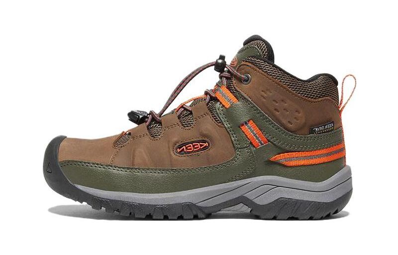 

Кроссовки KEEN Kids Outdoor Shoes PS Mid-top Dark Brown, коричневый