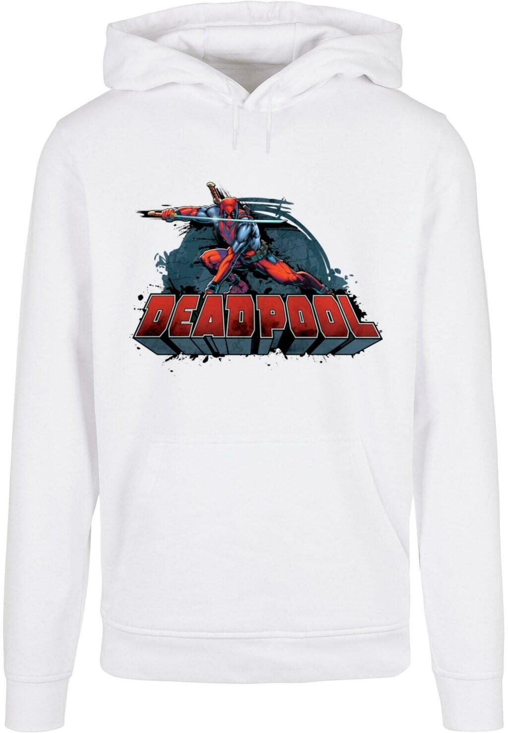 

Толстовка с капюшоном DEADPOOL SWORD LOGO ABSOLUTE CULT, белый