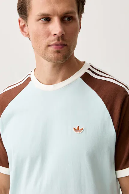 Футболка с raglan-рукавом Cali Adidas Originals, синий — фото 4