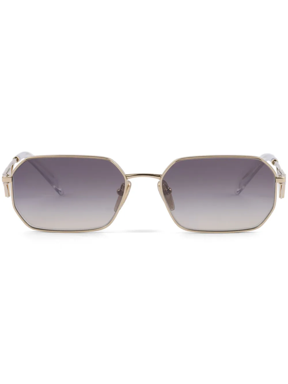 

Солнцезащитные очки в прямоугольной оправе Prada Eyewear, золотой