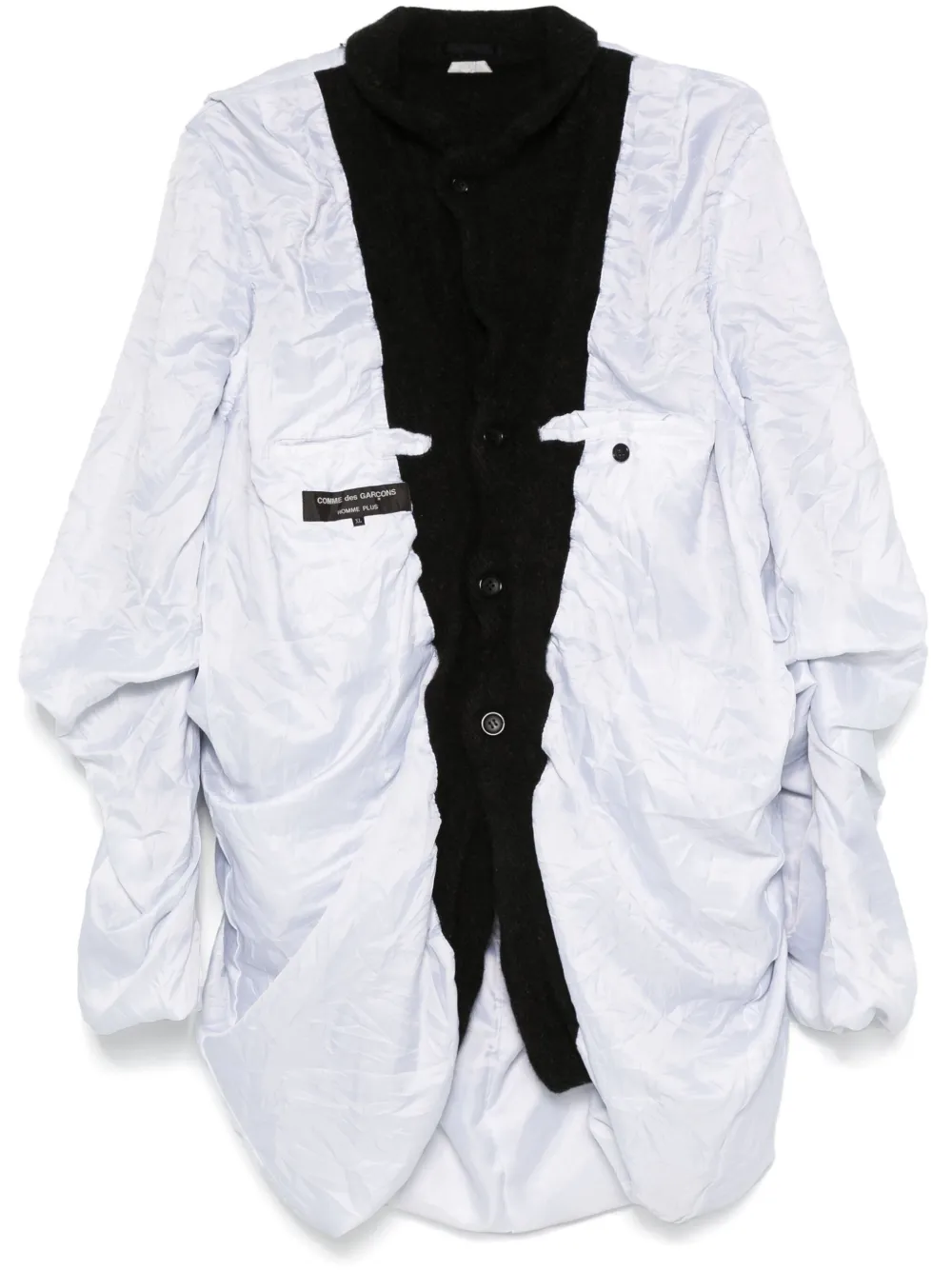 

Пальто со вставками Comme des Garçons Homme Plus, белый