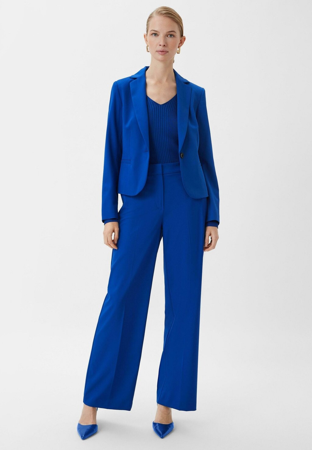 

Брюки из ткани comma, цвет royalblau