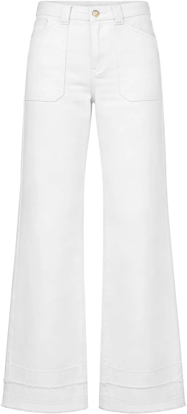 Женские джинсы High Waisted Baggy Boyfriend Stretchy Wide Leg — фото 4